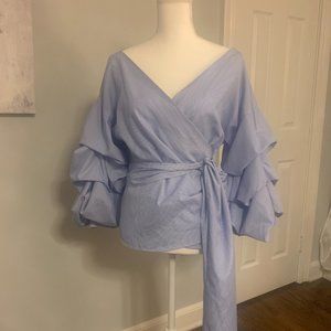 Casting LA Balloon Sleeve Top